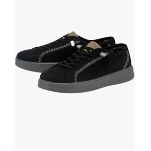 NEW HEY DUDE Karina Shoes Women's Size 11, BLACK Boho Crochet Lace Comfort